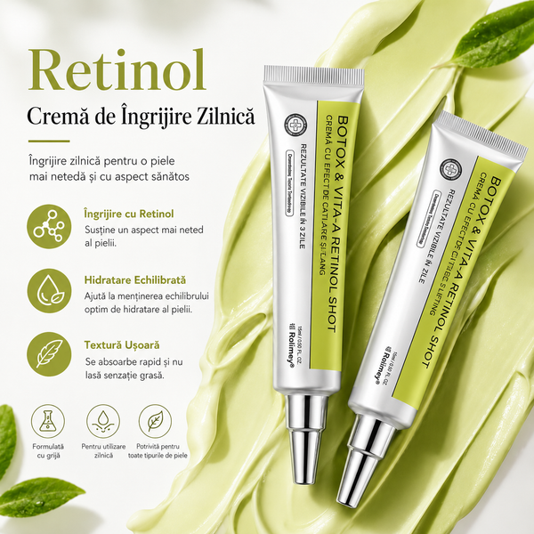 Ser Facial cu Retinol – Anti-aging și Hidratare Intensivă